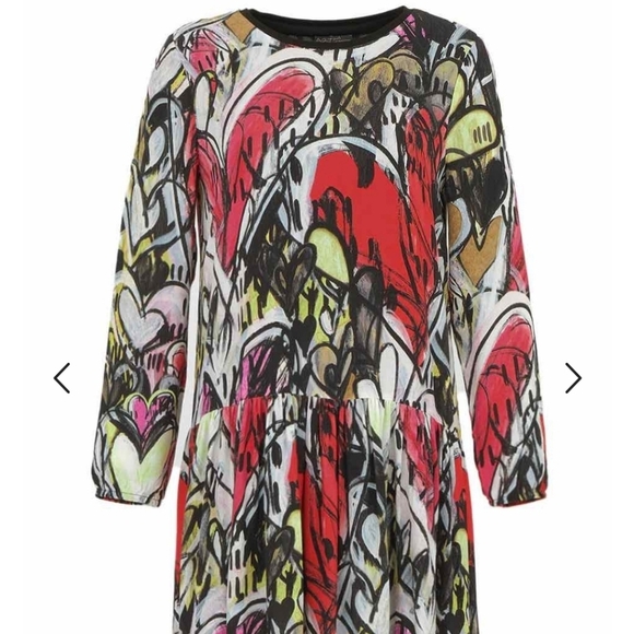 NWT Dolcezza Dress “Watermelon Heart” Size L - Picture 2 of 13